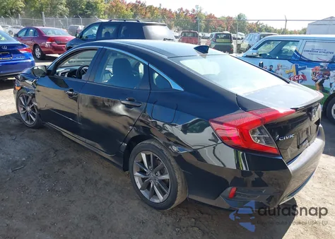 2019 Honda Civic Ex из США, поврежденный, VIN JHMFC1F36KX014681